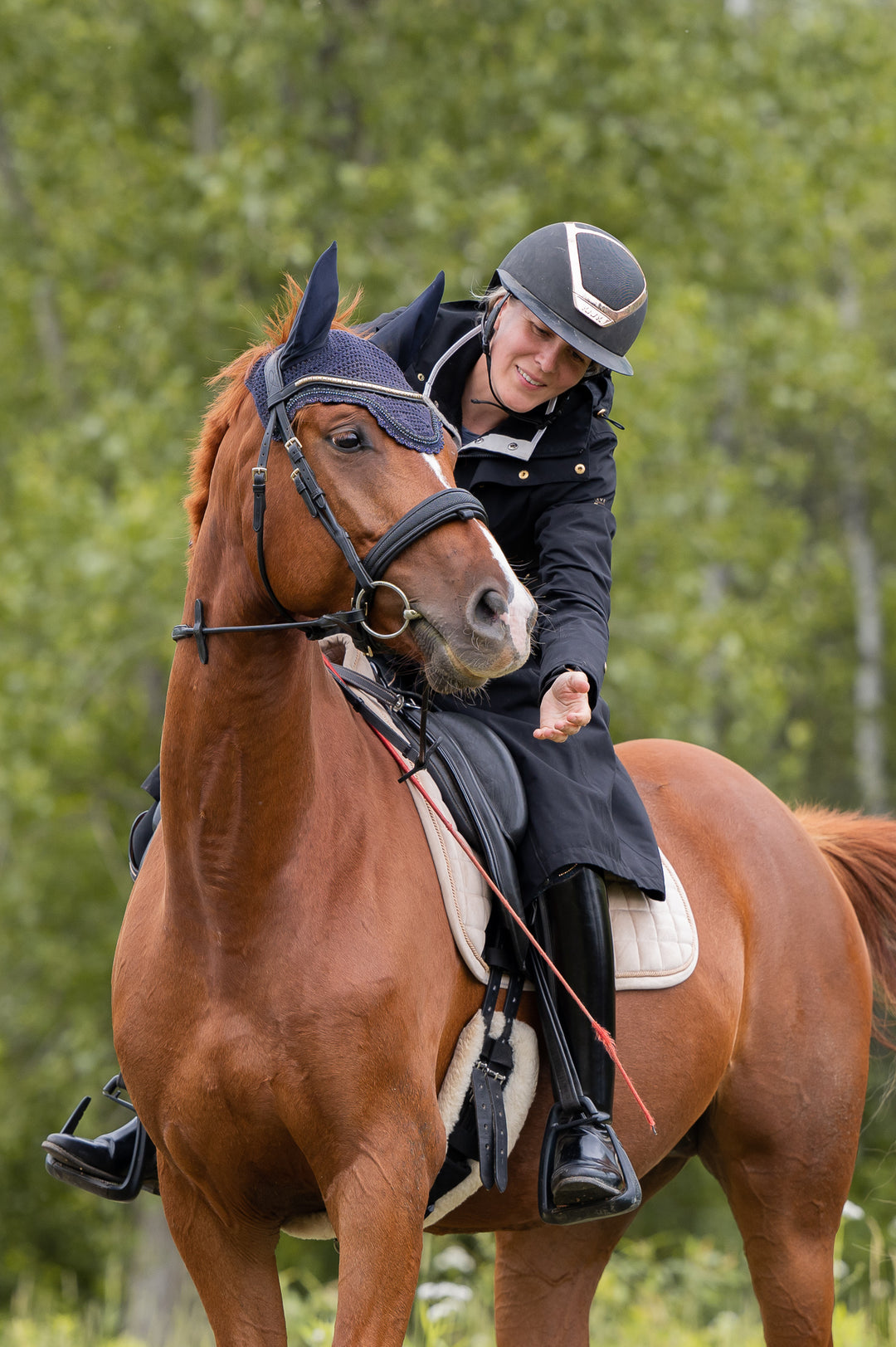 Tofino Waterproof riding Jacket - Black Gold - Leveza