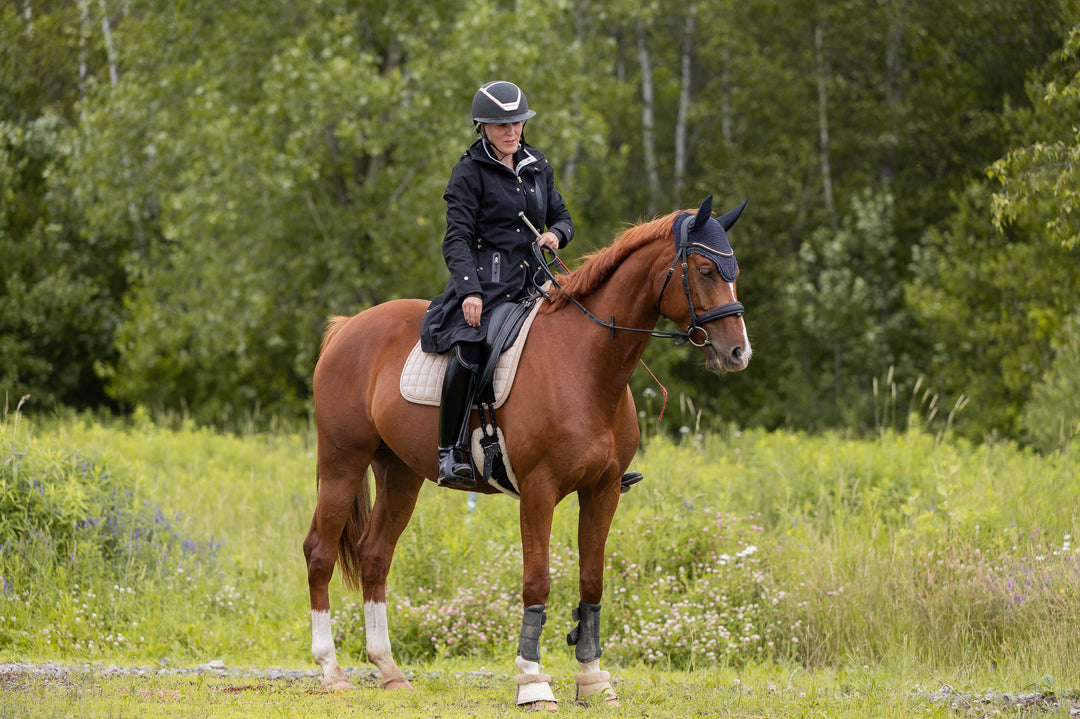 Tofino Waterproof riding Jacket - Black Gold - Leveza