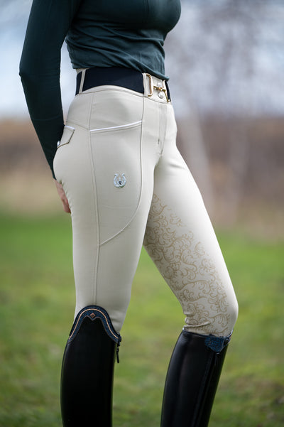 Dalhousie Full Seat Summer Breeches - Beige - Pre Order