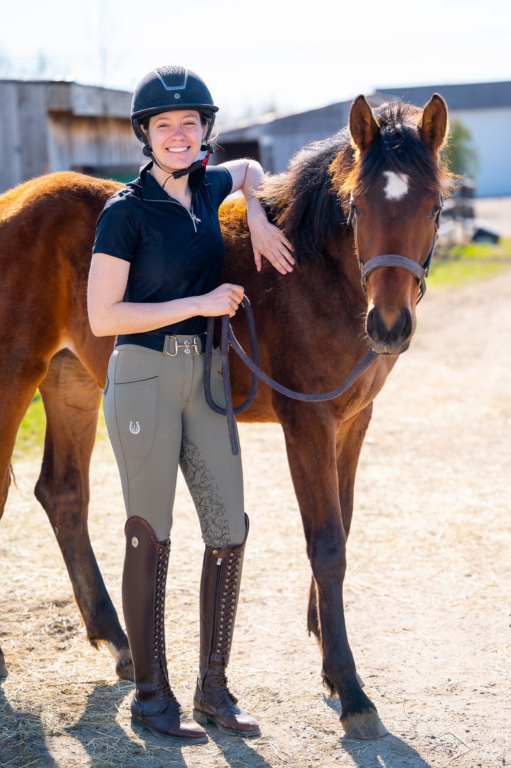 Dalhousie Full Seat Summer Breeches - Light Sage Olive