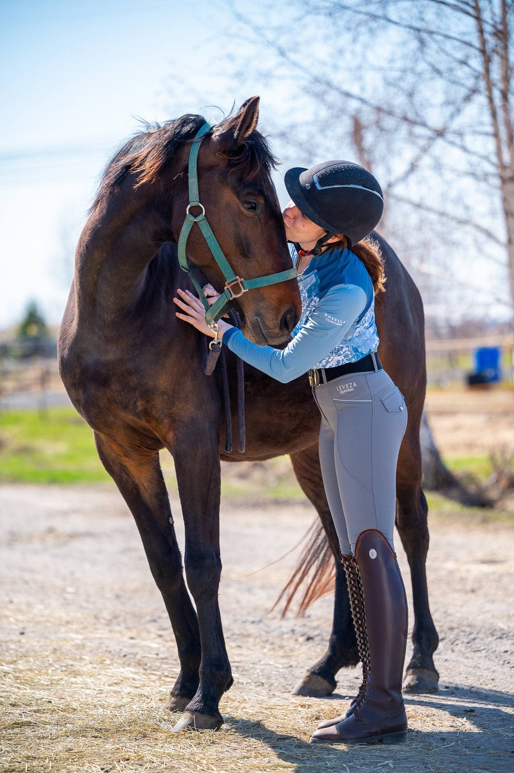 Dalhousie Full Seat Summer Breeches - Grey - Leveza
