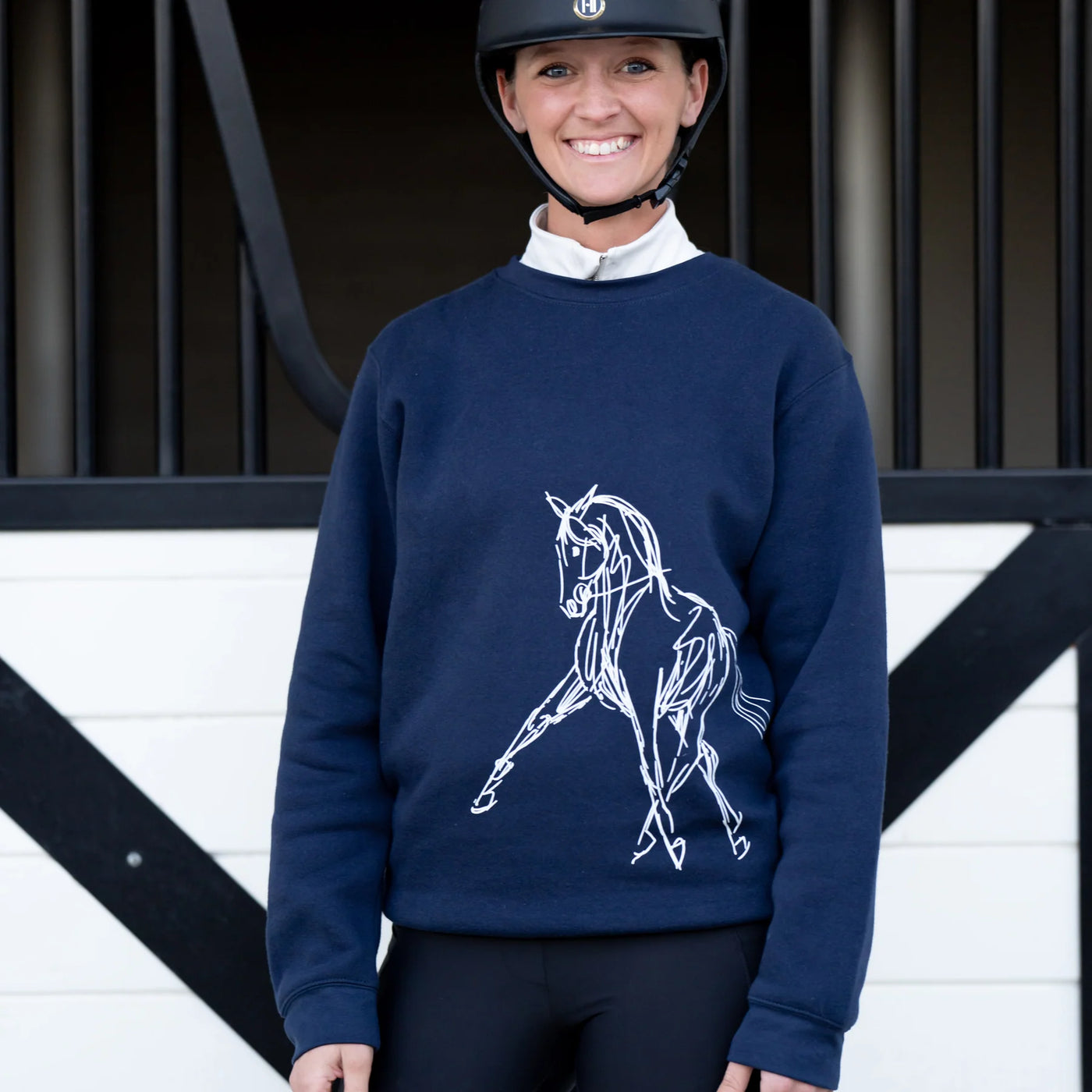 DRESSAGE SKETCH SWEATSHIRT