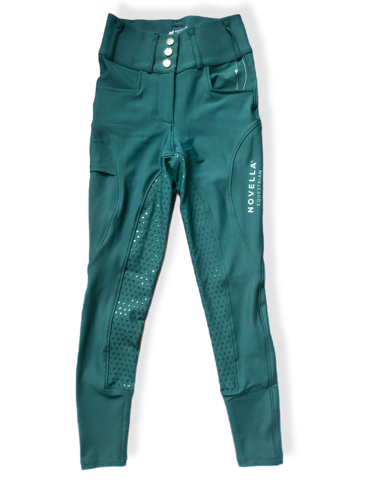 The Always Fits Full Seat Breech - Green - Leveza