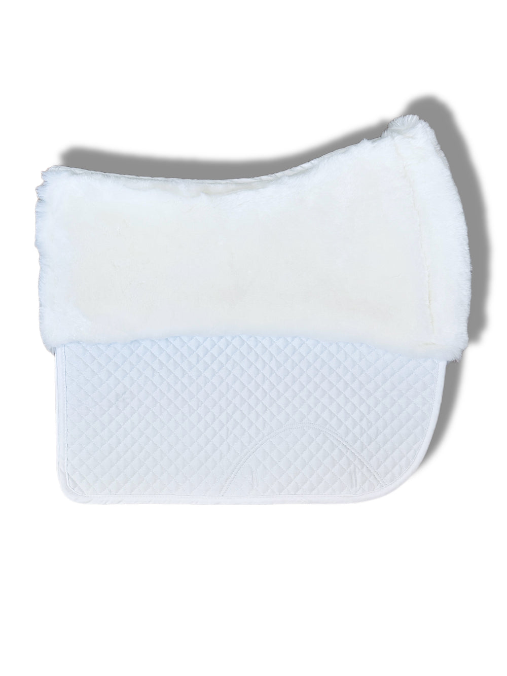 White Limited sheepskin pad - Leveza