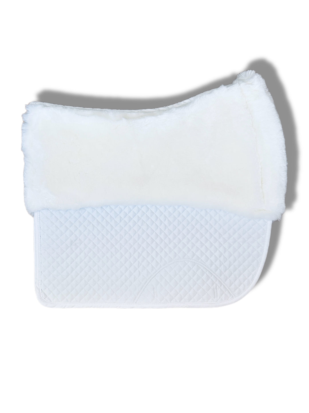 White Limited sheepskin pad - Leveza