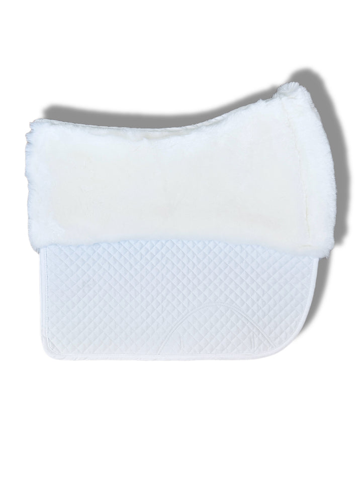 White Limited sheepskin pad - Leveza