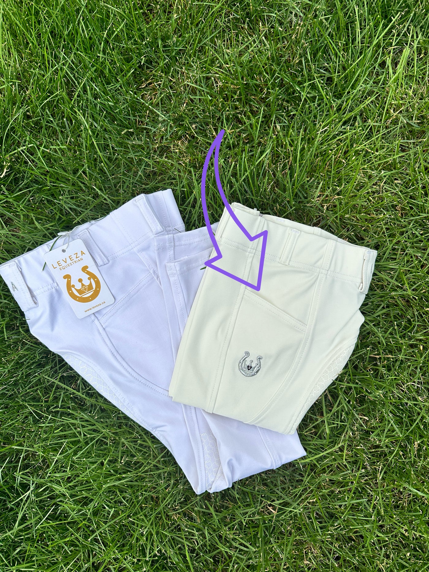 Legging blanc pour enfants - ÉCHANTILLON/VENTE FINALE