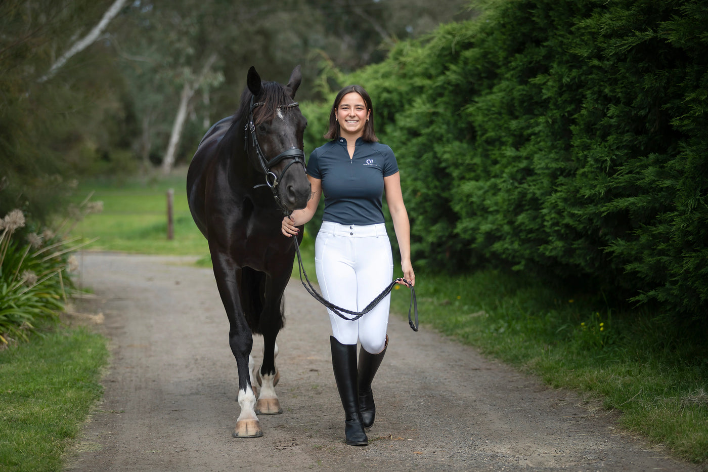 Bella White Breeches