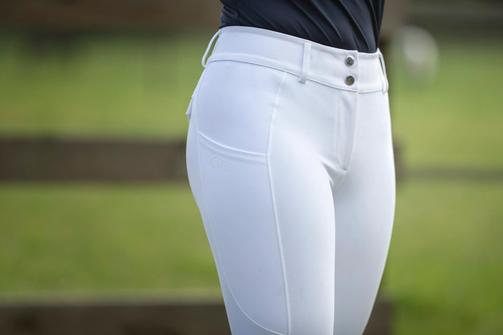 Culottes d'équitation Bella White - Vente finale