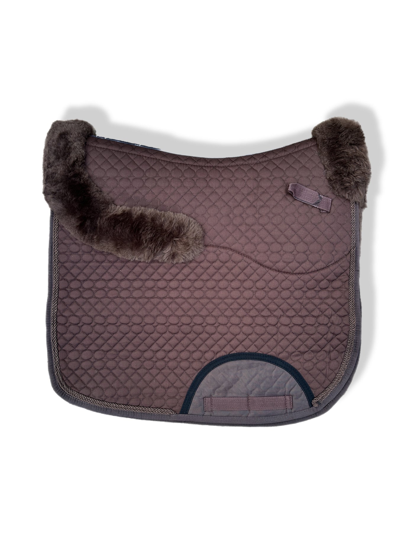 Mimiki sheepskin dressage saddle pad - Brown