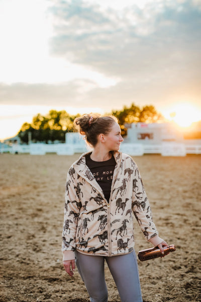 Stable Fleece Jacket in Oat