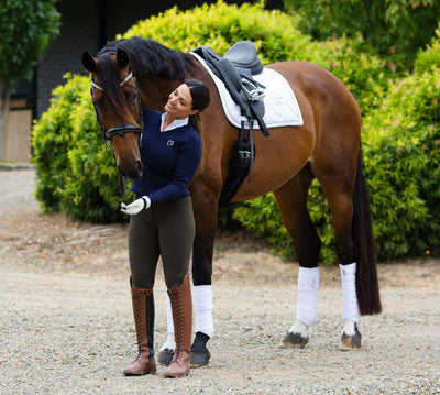 Pantalon d'équitation Bella vert forêt