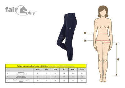 Breeches FP JOHANNA KP white