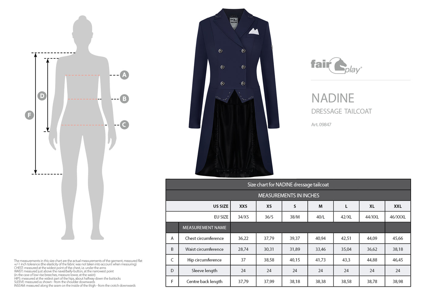 Nadine Tail coat - PRE ORDER