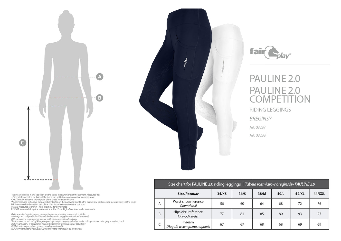 Pauline white leggings