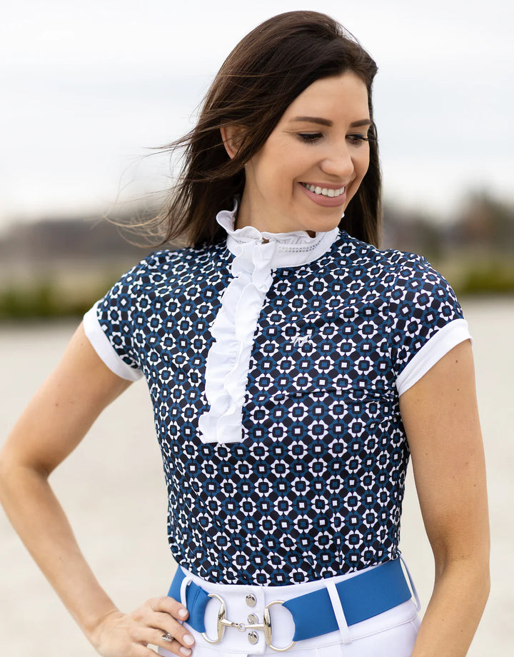 La Sanceo. (Chemise à col intégré)