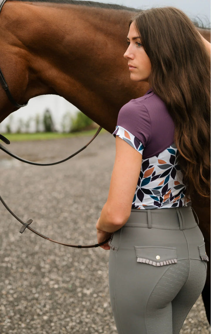 Le pantalon à volants. (Gris andalou)