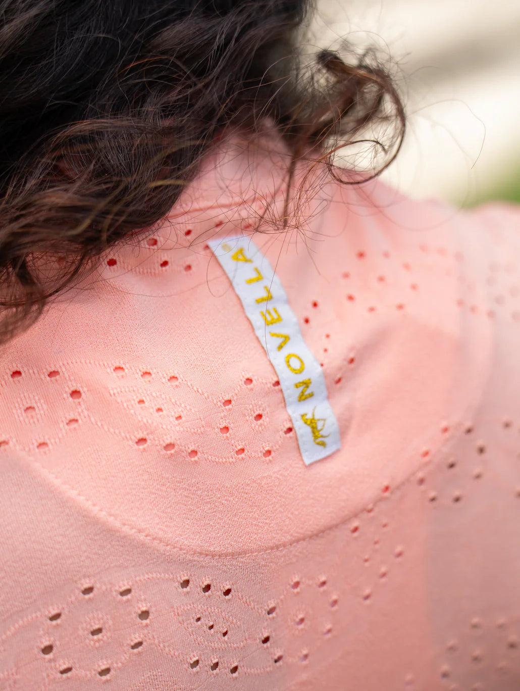 The eyelet Cool Fit Melon short sleeves