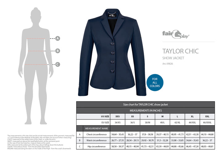 Veste marine Taylor chic
