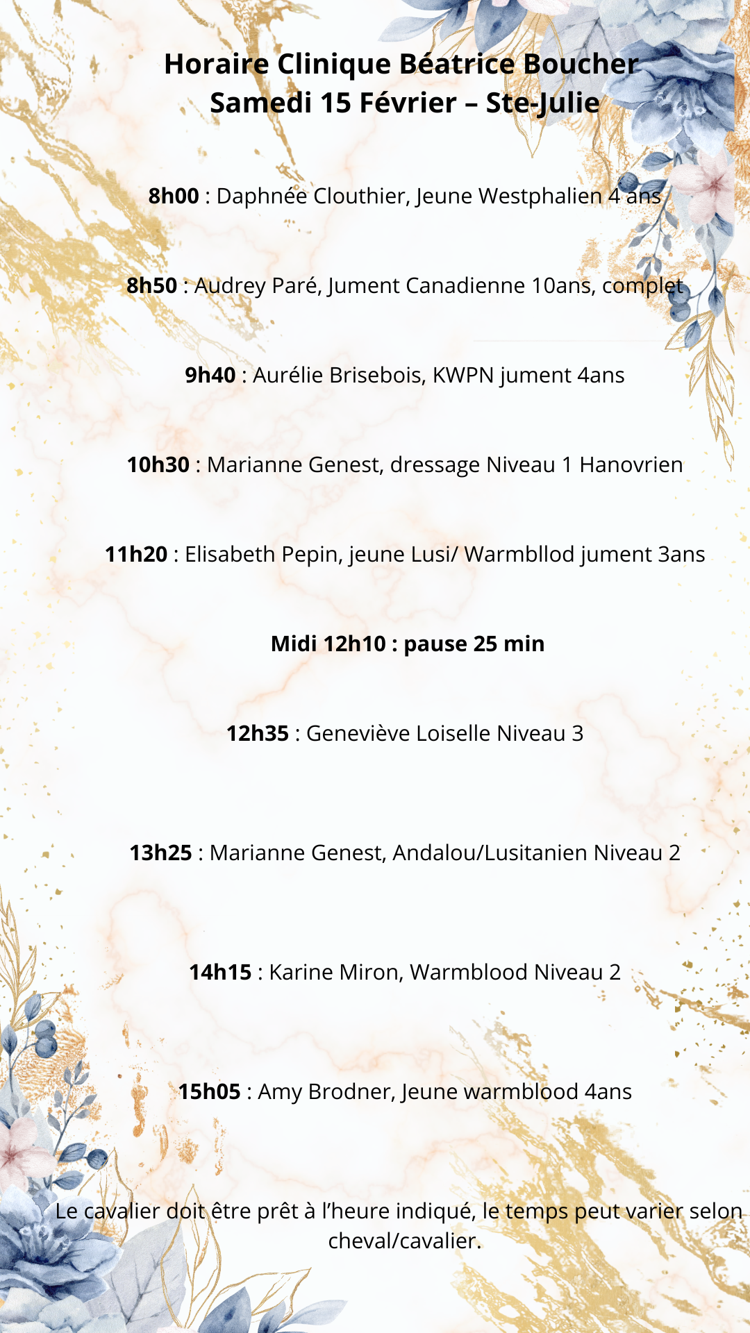 Clinique Auditeur 15 Février 2025