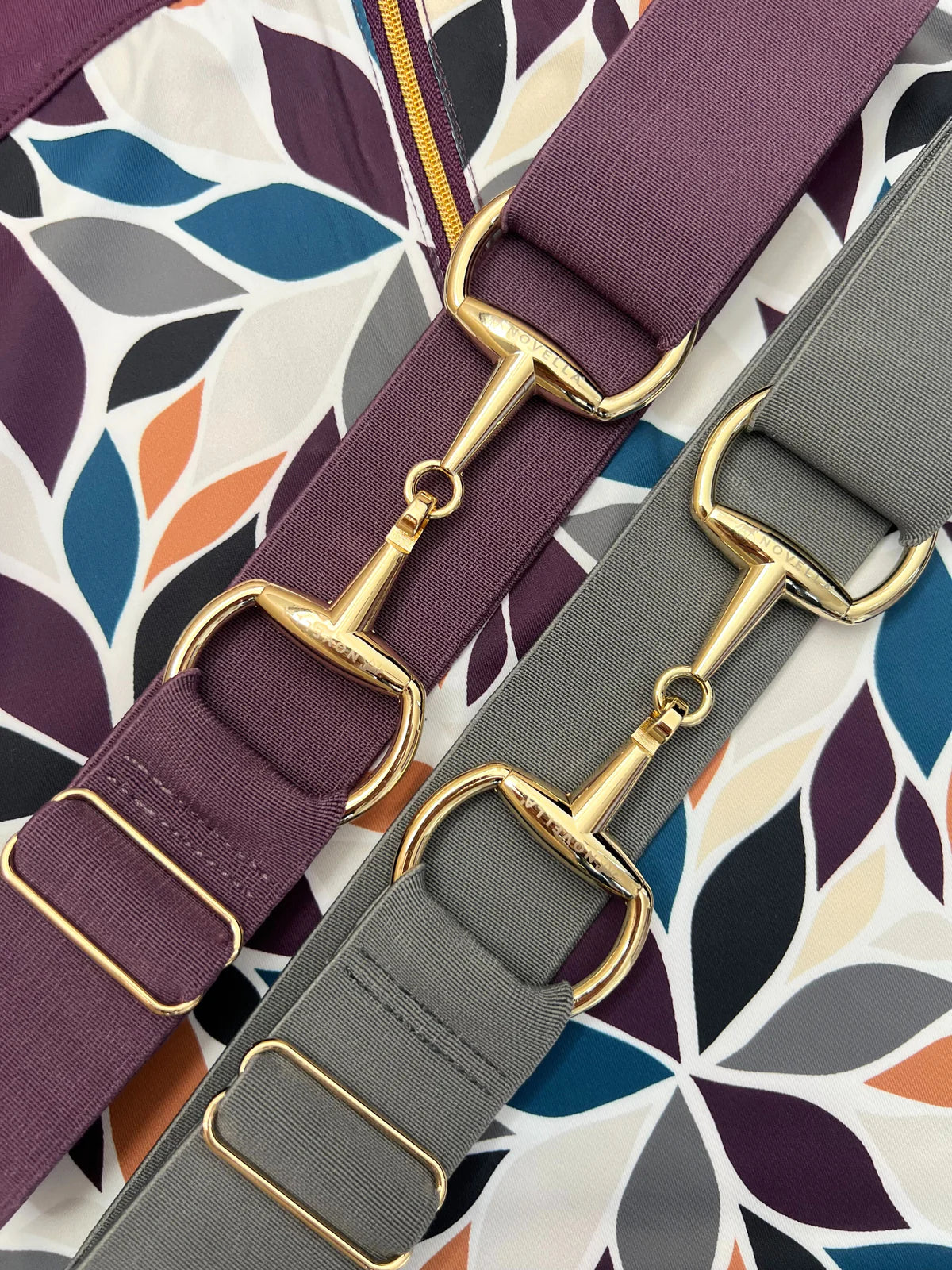 The Novella Snaffle Belt in Perfect Plum