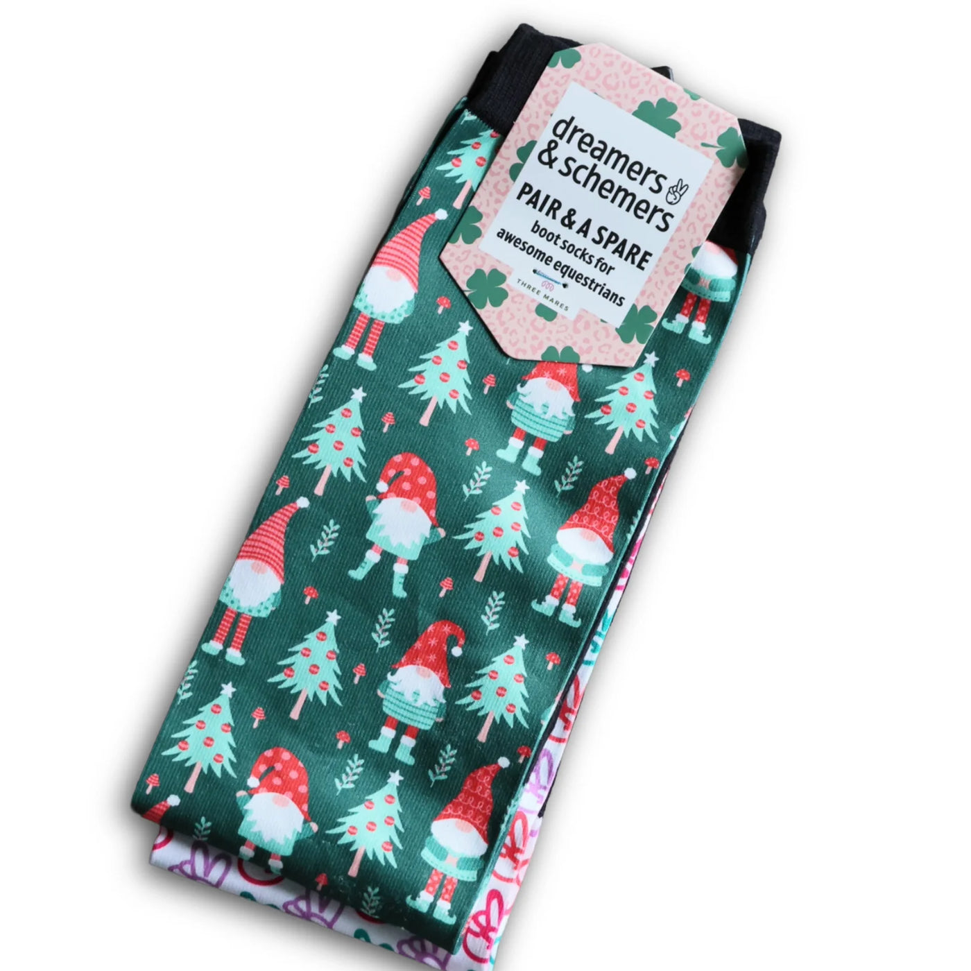 Gnome for the Holidays Pair & A Spare Socks