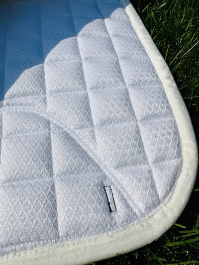 Tapis de selle de dressage - Blanc cassé