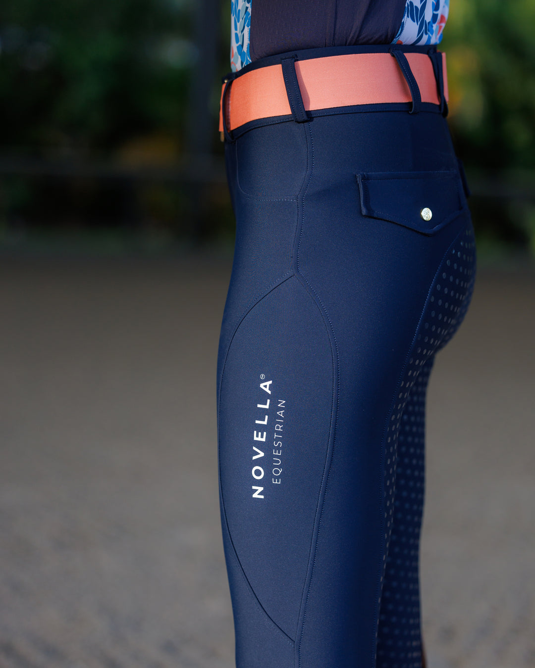 The Always Fits Full Seat Breeches in Navy