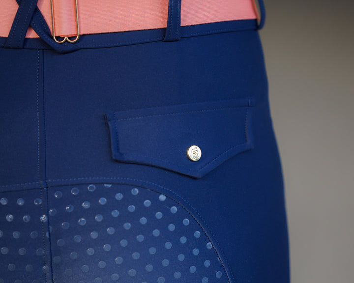 The Always Fits Full Seat Breeches in Navy