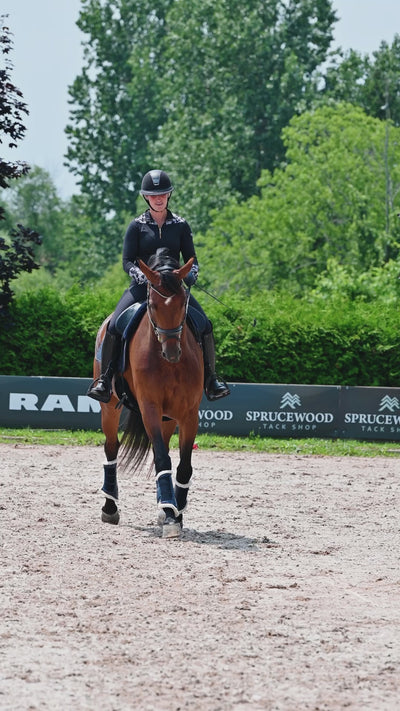 Clara Full Seat Summer Breeches - Black