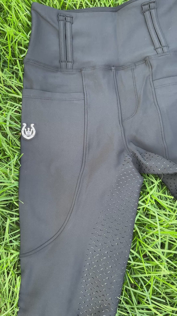 Serenata Black Riding leggings