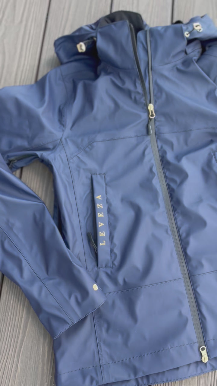 Navy Rain Jacket