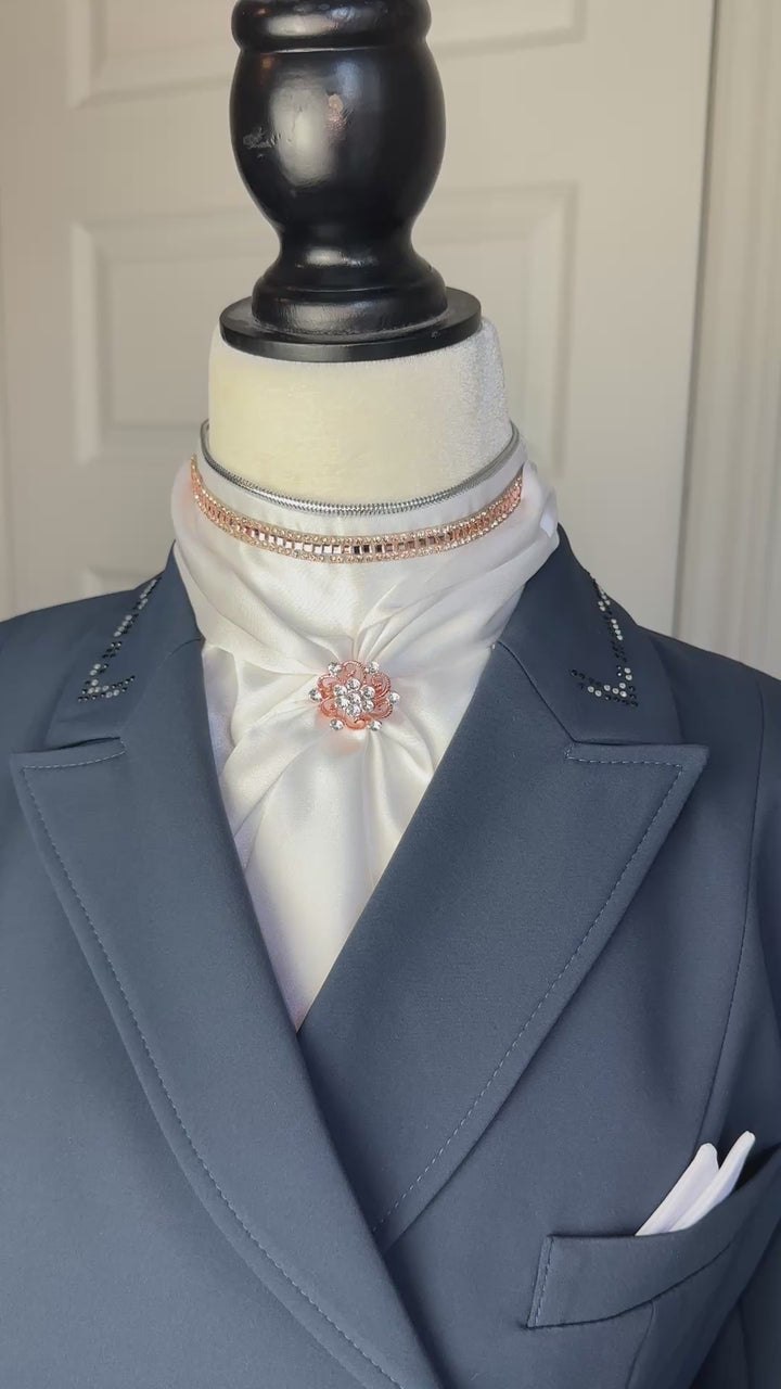 Cravate de cou en or rose