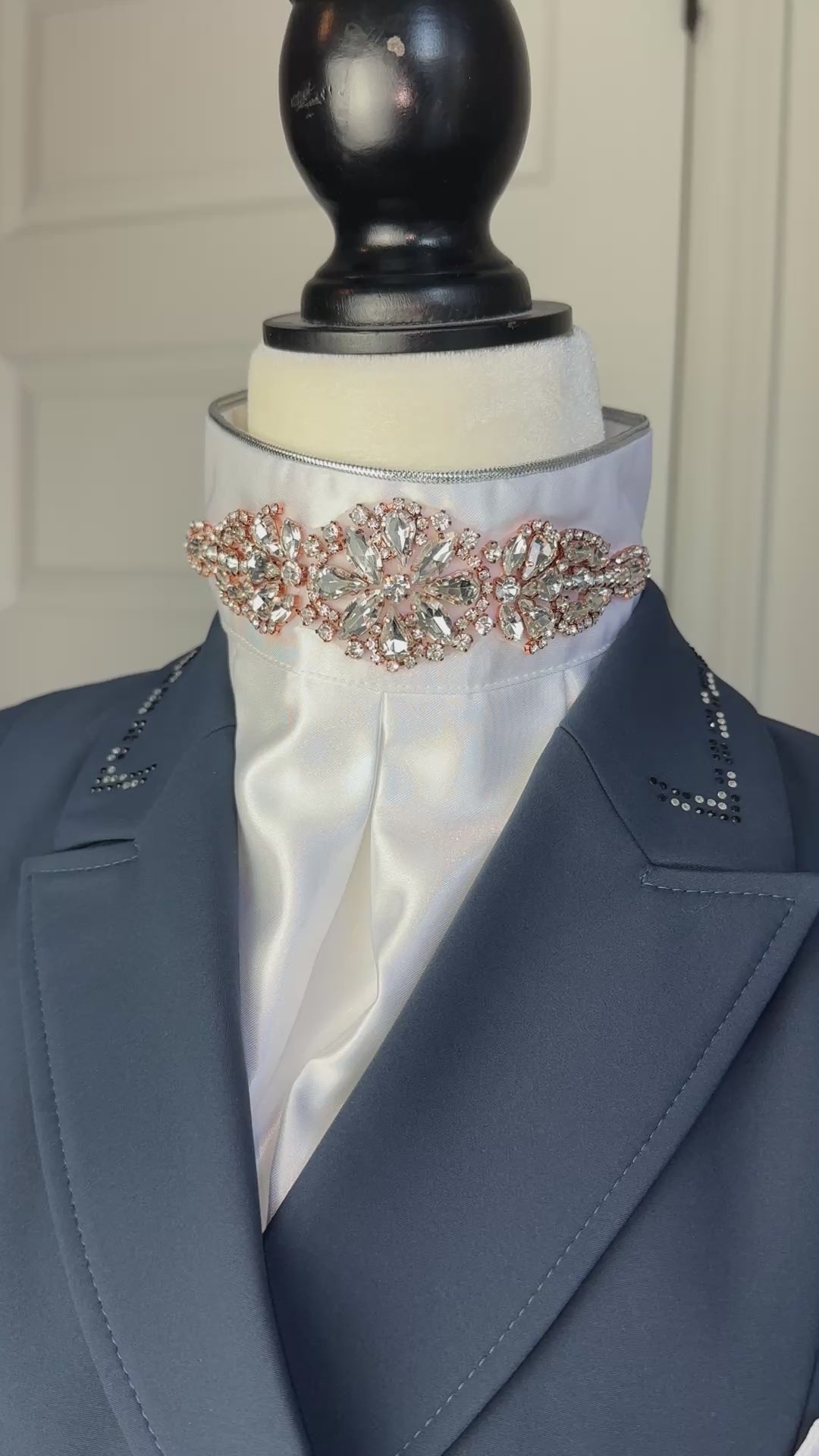 Cravate de stock or rose magique