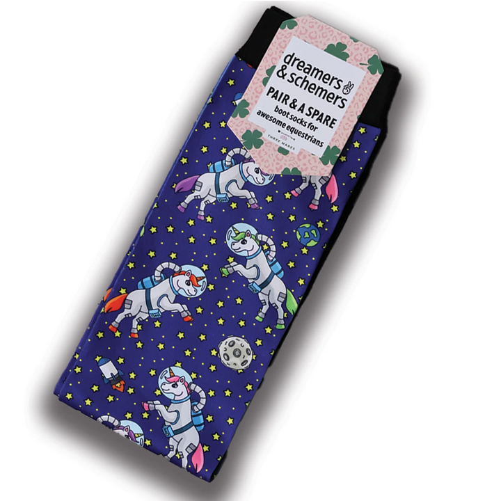 Unicorns in Space Pair & A Spare Socks - Leveza