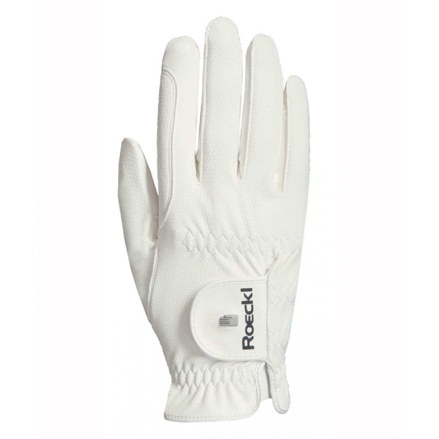 Gants d'équitation d'été Roeckl Roeck-Grip PRO - Blanc