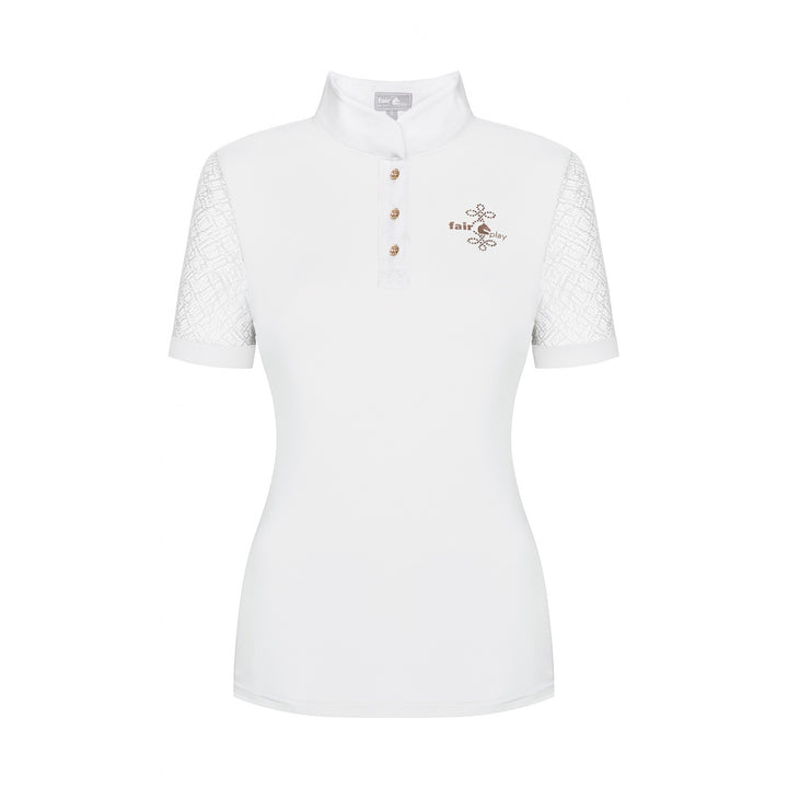 FAIR PLAY CECILE ROSEGOLD SHORT SLEEVE COMPETITION SHOW SHIRT