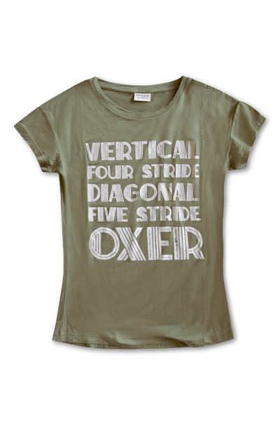 COURSE WALK TEE IN TAUPE