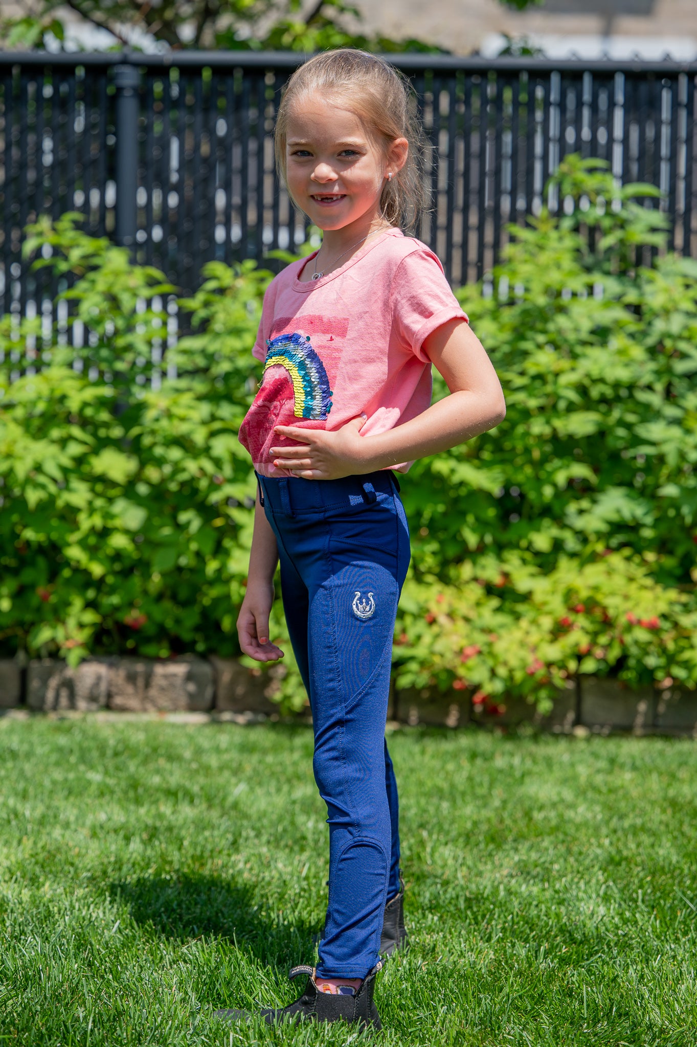 Legging Enfant Bleu Marine Indigo