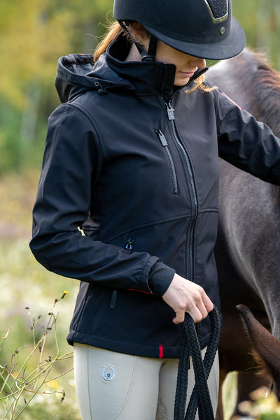 Bromont Black with Black zippers softshell jacket - all weather