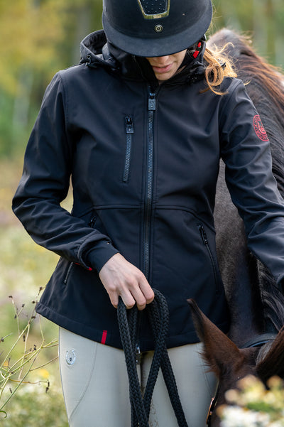 Bromont Black with Black zippers softshell jacket - all weather