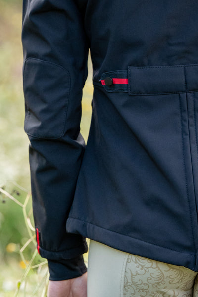Bromont Black with Black zippers softshell jacket