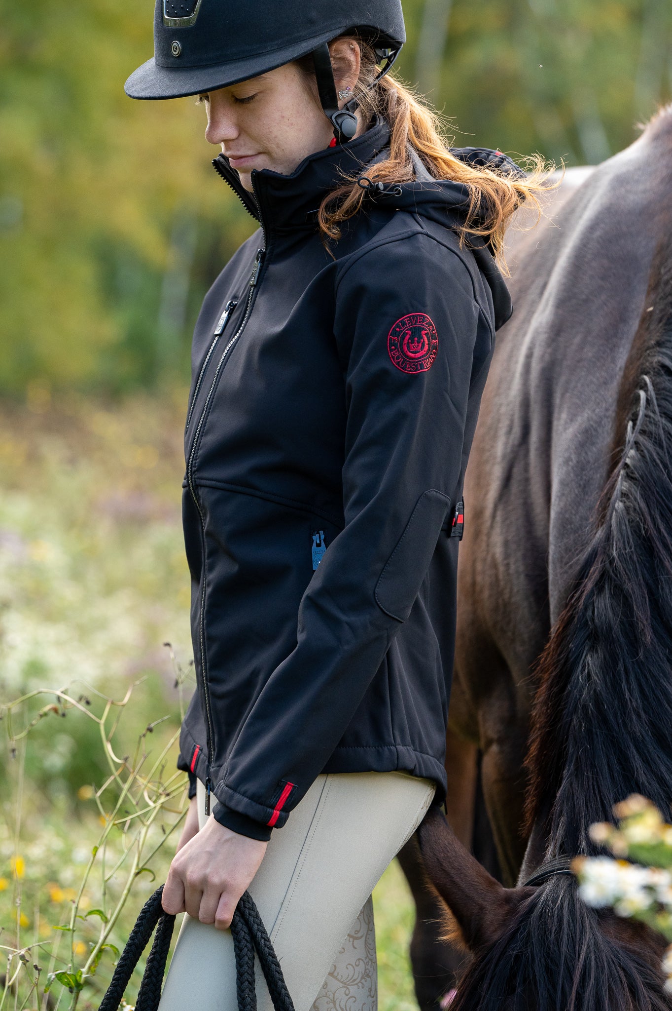 Veste Softshell toutes saisons Bromont - Noir avec fermetures éclair noires