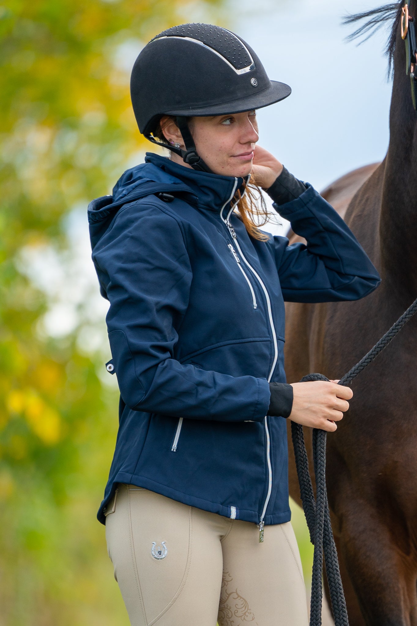 Bromont Navy softshell jacket