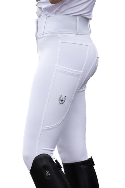 Pantalon de concours Brittany - Tout blanc