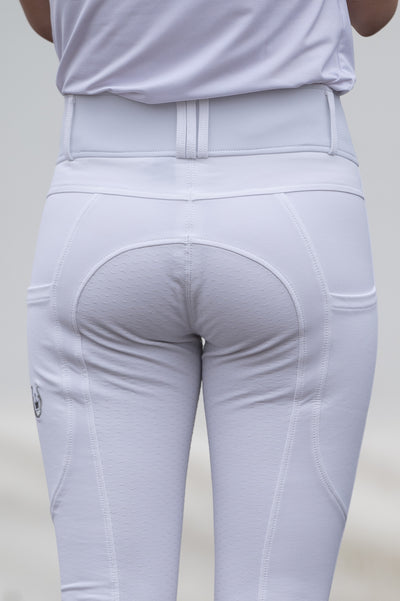 Pantalon de concours Brittany - Tout blanc