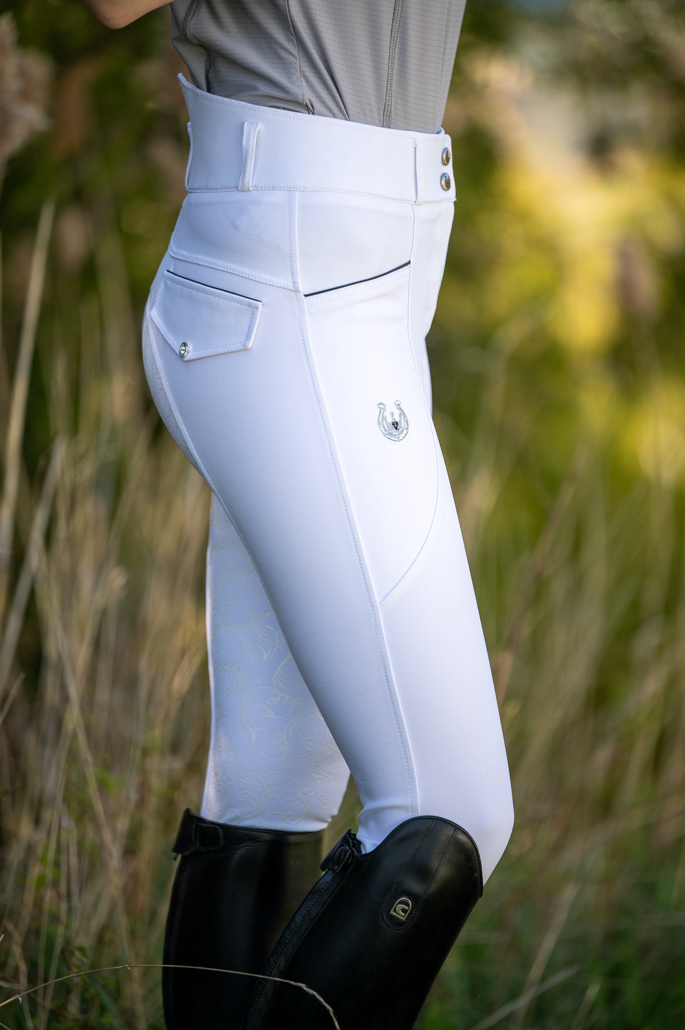 Culotte d'été à fond intégral Dalhousie - Blanche avec fond intégral blanc