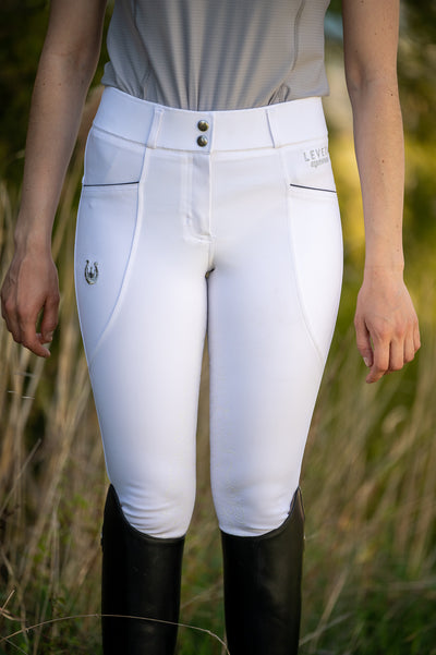 Culotte d'été à fond intégral Dalhousie - Blanche avec fond intégral blanc