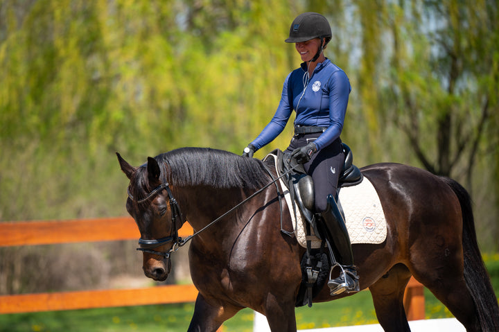 The Fayette Sun shirt - Navy - Leveza