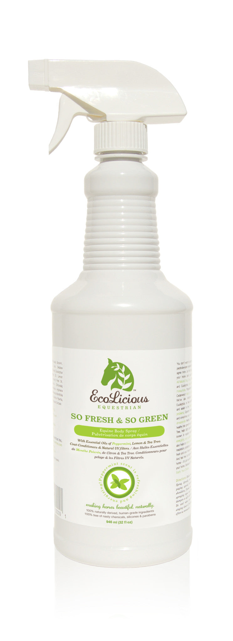 So fresh and so green Equine Body Spray - Leveza